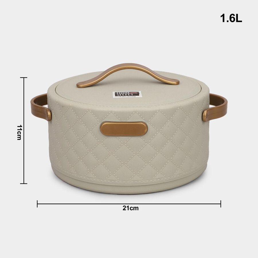 1.6L Plastic & Steel Casserole, , large image number null