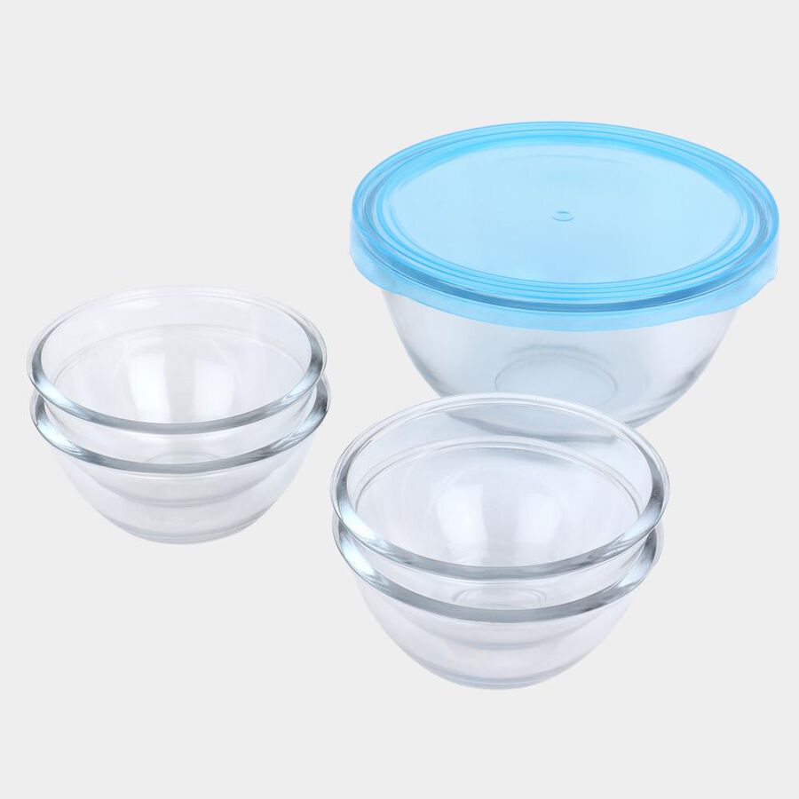 6 Pcs. Glass Pudding Set, Microwave Safe, , large image number null