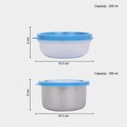 Steel Lunch Box, 4 Containers and 1 Bag, , small image number null