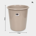 9 L Plastic Dustbin, , small image number null