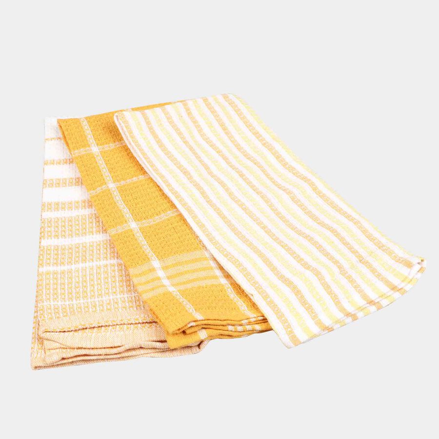 300 GSM Yellow Cotton Hand Towel, , large image number null