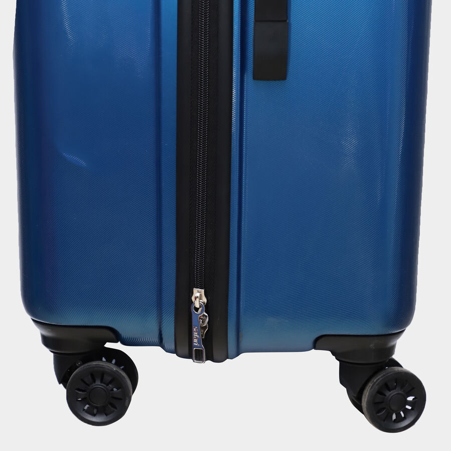 8-Wheel Blue Polycarbonate Hard Case Trolley, Large, , large image number null