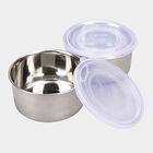 Steel Lunch Box, 2 Containers and Bag, , small image number null