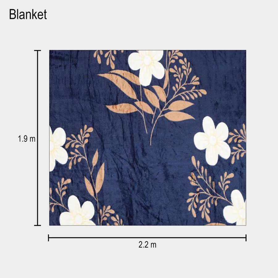 Blue Microfiber Blanket, , large image number null