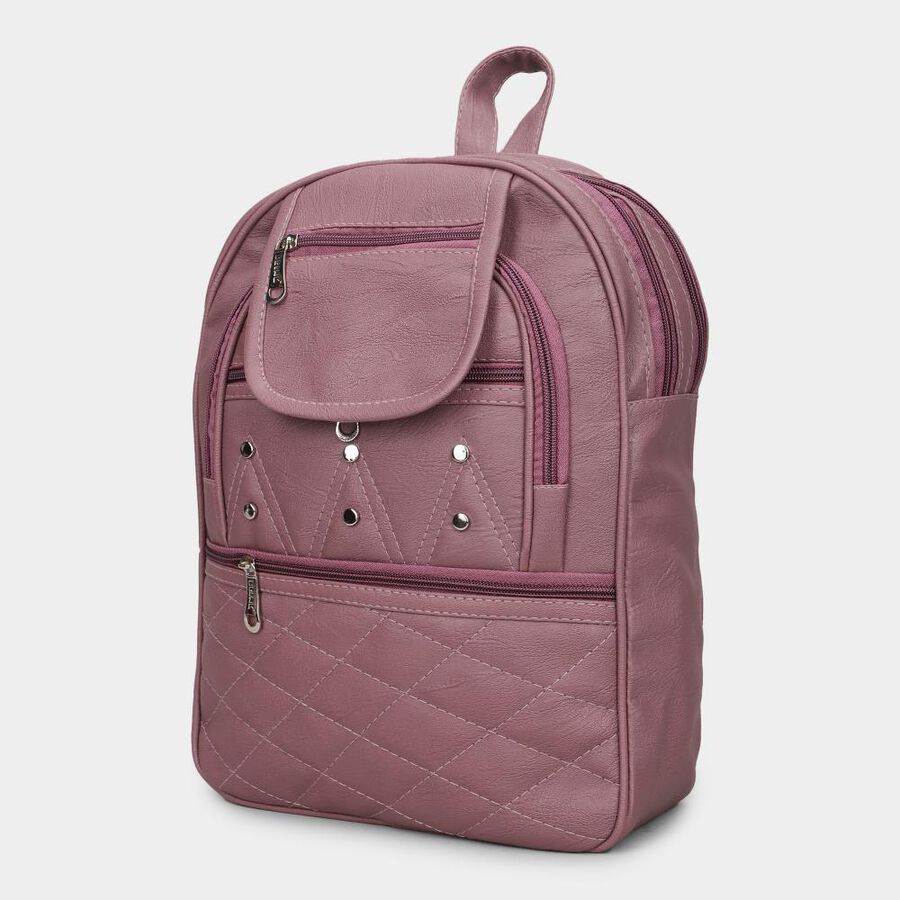 Women's Pu Backpack, , large image number null