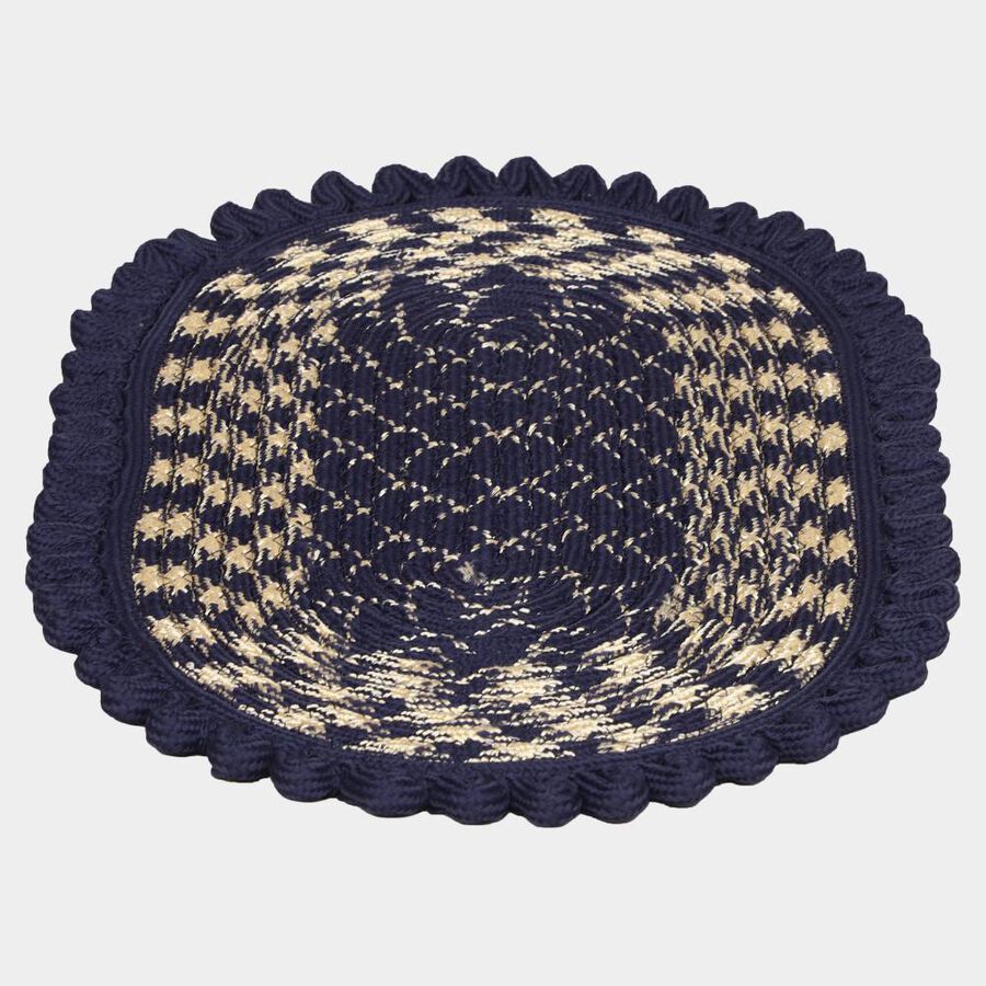 Blue Polyester Door Mat, , large