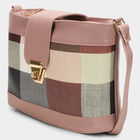 Women's Pink Polyurethane Handbag, , small image number null