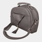 Women Plain Grey Sling Bag, , small image number null