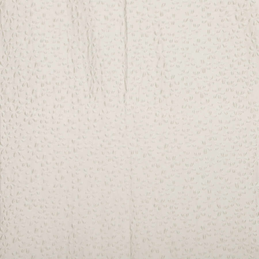 5ft. Off White Polyester Curtain, , large