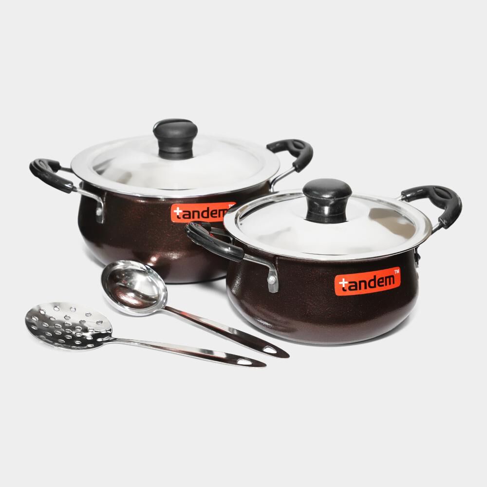 Tandem                         2 L, 3 L Aluminium Cook & Serveware Tandem                         2 L, 3 L Aluminium Cook & Serveware