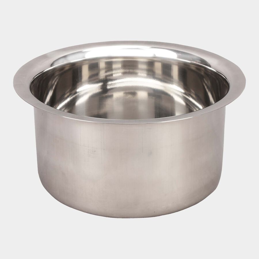 Stainless Steel Tope (Patila) - 20 cm, 1.6 L, Induction Compatible, , large image number null