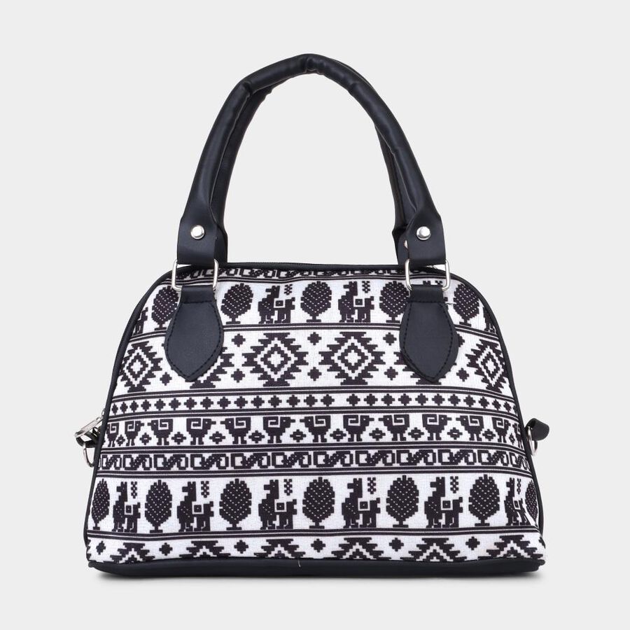 Women's Black Polyurethane Sling Bag, , large image number null