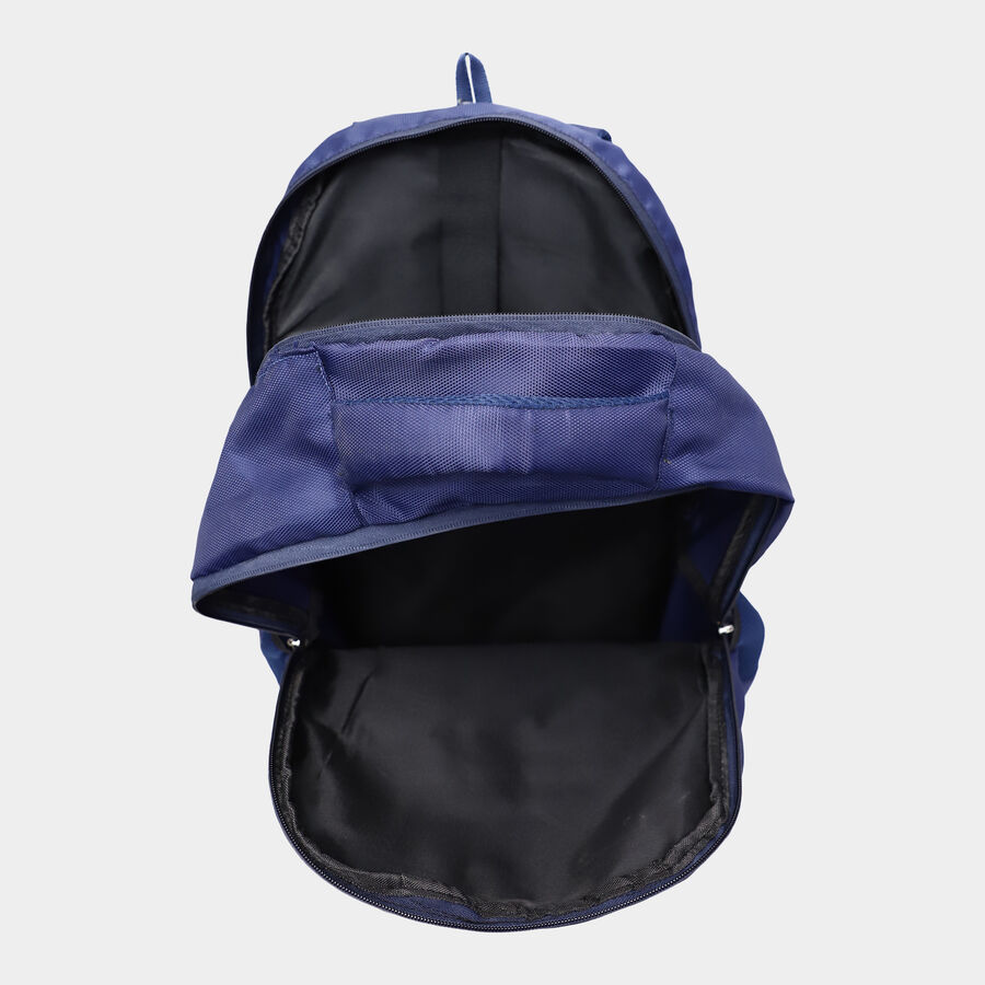 Dark Blue Backpack With Laptop Sleeve, 35 L (Approx), , large image number null