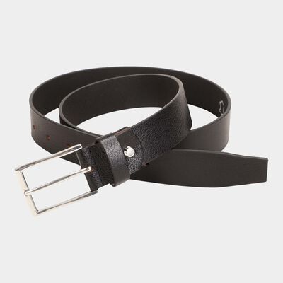 Men's Black Leather Formal Belt