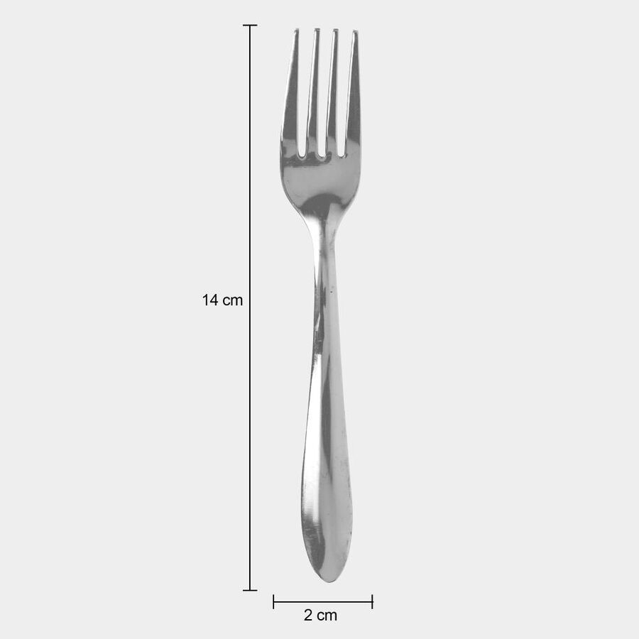 Set of 4 Steel Tea Forks, , large image number null