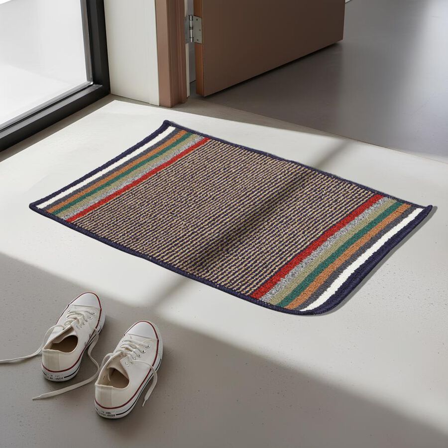 Anti-SKId Blue Polypropylene Door Mat, , large image number null