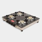 4 Burner Glass Top Gas Stove, , small image number null