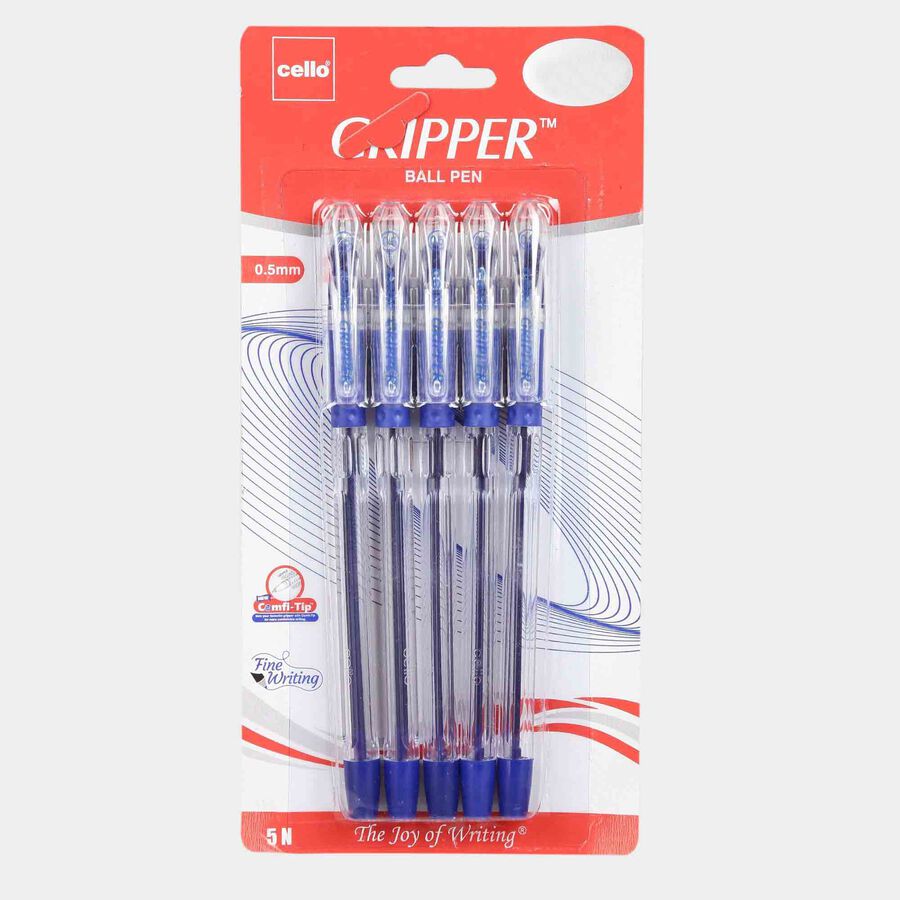 Plastic Gripper Pen- Pack of 5, , large image number null