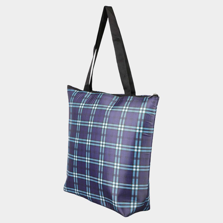 Blue Fabric-Polyester Bag, , large image number null