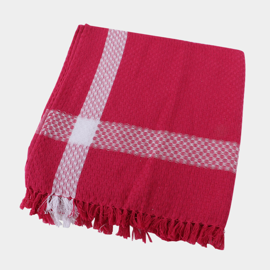 Checks Cotton Bath Towel, , large image number null