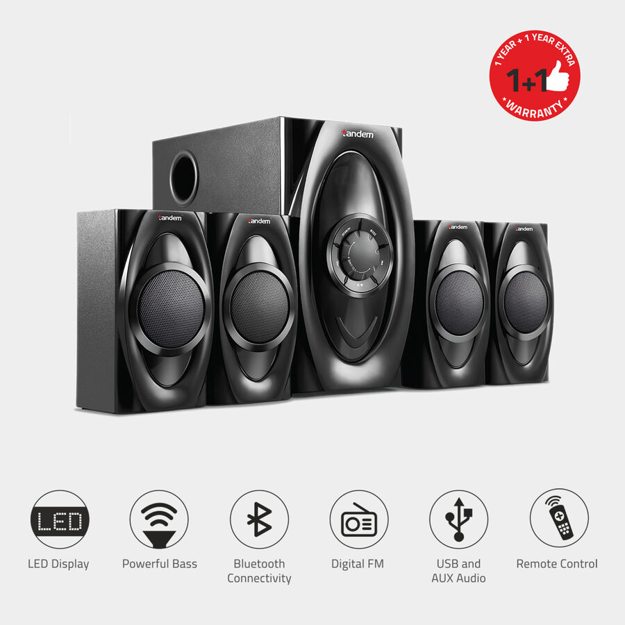 4.1 Bluetooth Multimedia Speaker 65W RMS, Wired, , large image number null