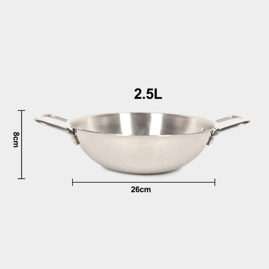 2.5 L 3-Ply Kadhai, , large image number null