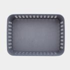 Grey Plastic Basket, Set of 3, , small