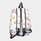 Women's Grey Fabric Backpack, , small image number null