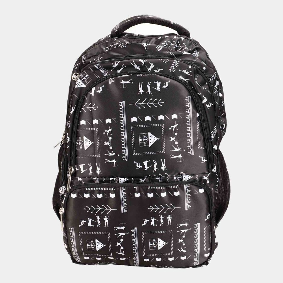 Black Backpack with Laptop Sleeve, 30 L (Approx), , large image number null