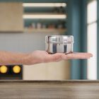 Stainless Steel Round Container (Poori Dabba) - 250 ml, , small image number null