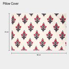 Pink Microfiber Double Bedsheet with Pillow Cover, , small