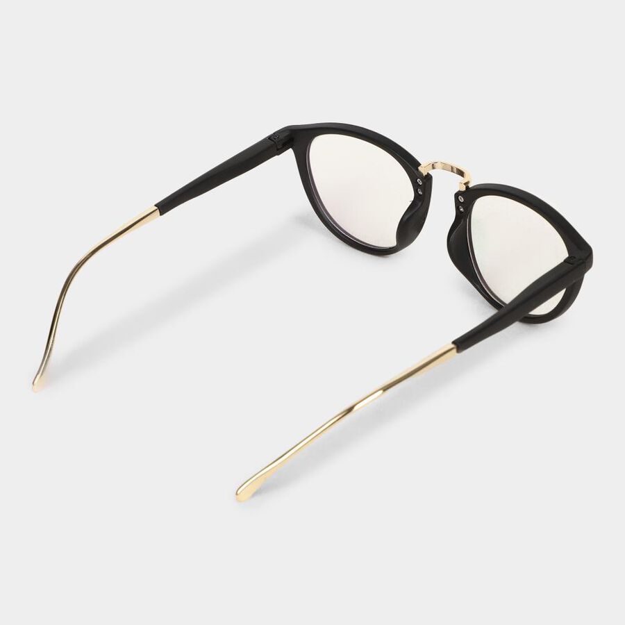 Clear Glass Plastic Cat Eye Frame - Color May Vary, , large image number null