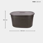 Brown Plastic Basket, , small