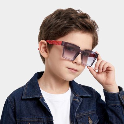 Kid's Light Brown Frame Sunglasses