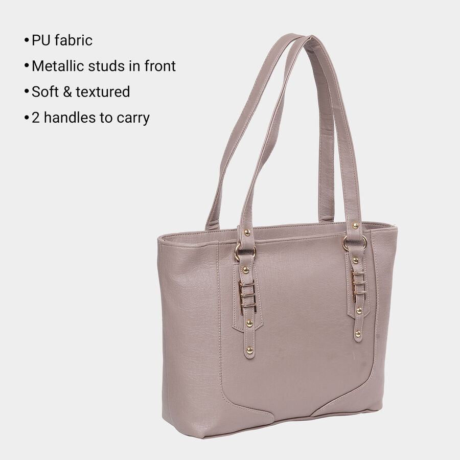 Women Embellished Grey Handbag, , large image number null