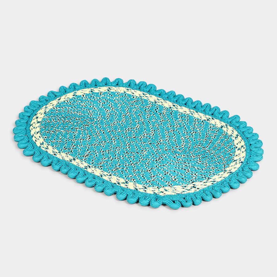 Green Polyester Door Mat, , large image number null