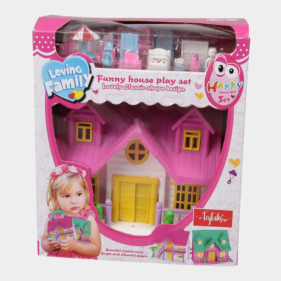 Kid's Plastic Doll House, , large image number null