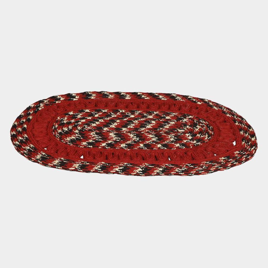 Maroon Polyester Rug, , large image number null