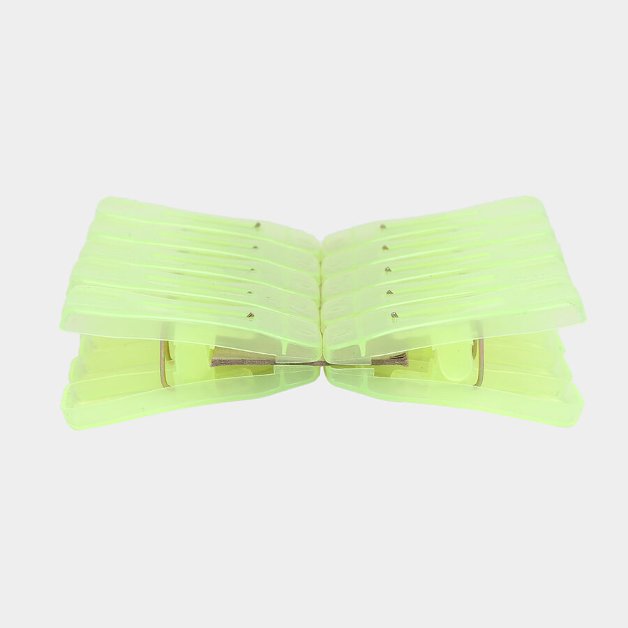 10 Plastic Cloth Clips - Color/Design May Vary, , large image number null