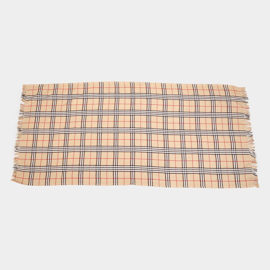 220 GSM Brown Cotton Blend Bath Towel, , large