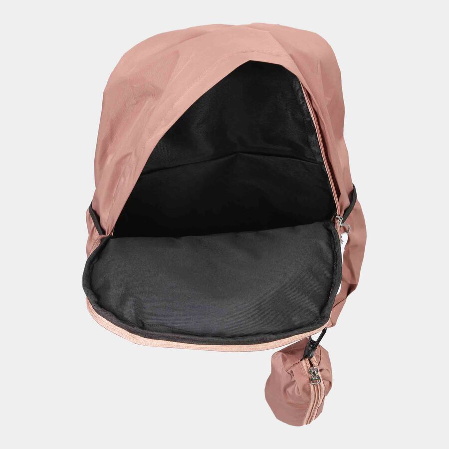 Women's Beige Polyurethane Backpack, , large image number null