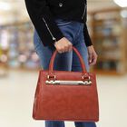 Women's Cherry Polyurethane Hand Bag, , small image number null