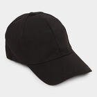 Black Men's Cotton Cap, , small image number null