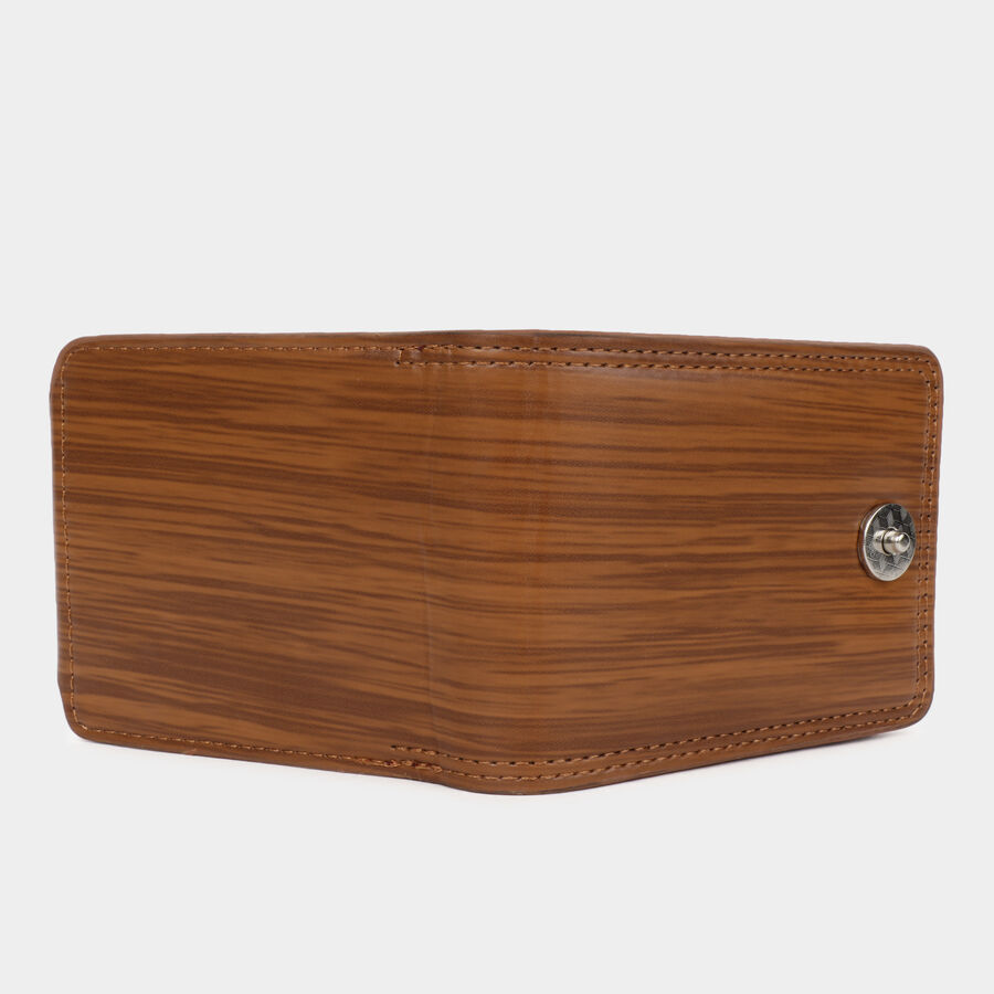 Men PU Brown Wallet, , large image number null