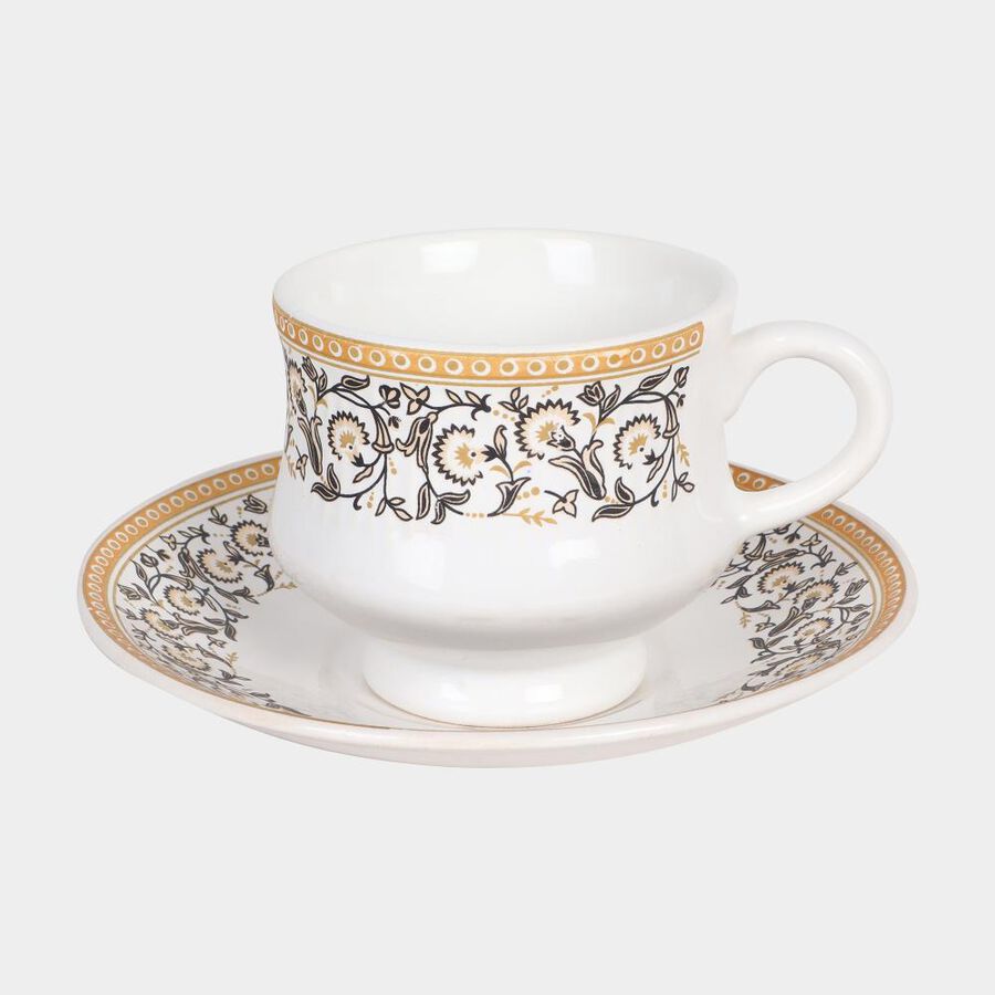 150 ml Stoneware Cup & Saucer Set, , large image number null