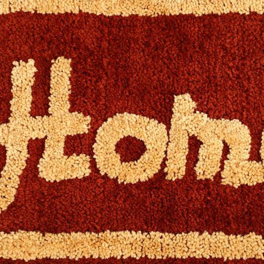 Anti-Skid Mustard Polyester Door Mat, , large
