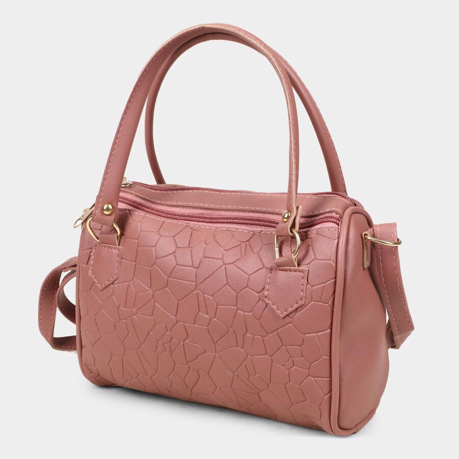 Women's Peach Polyurethane Sling Bag, , large image number null