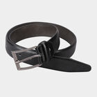 Men's Black Polyurethane Casual Belt, , small image number null