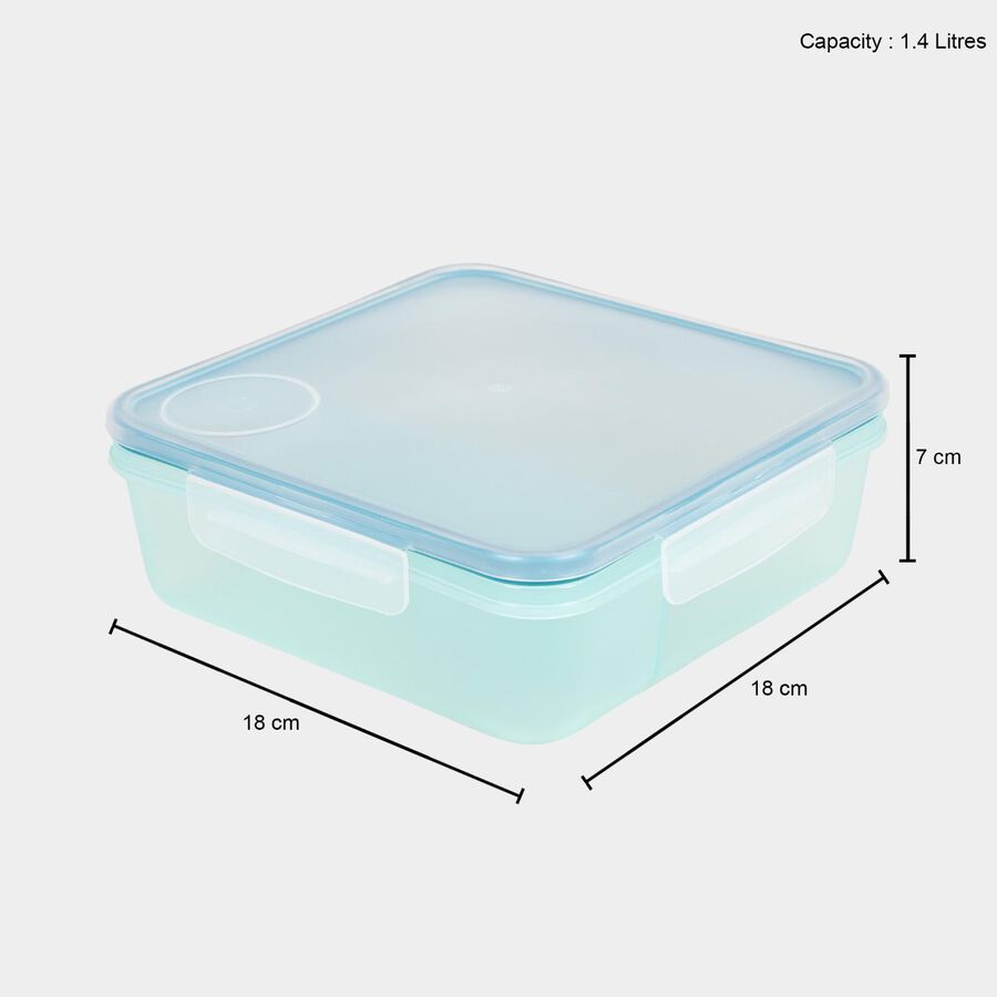 Plastic Lunch Box - 1 Box, 1 Small Bowl, , large image number null