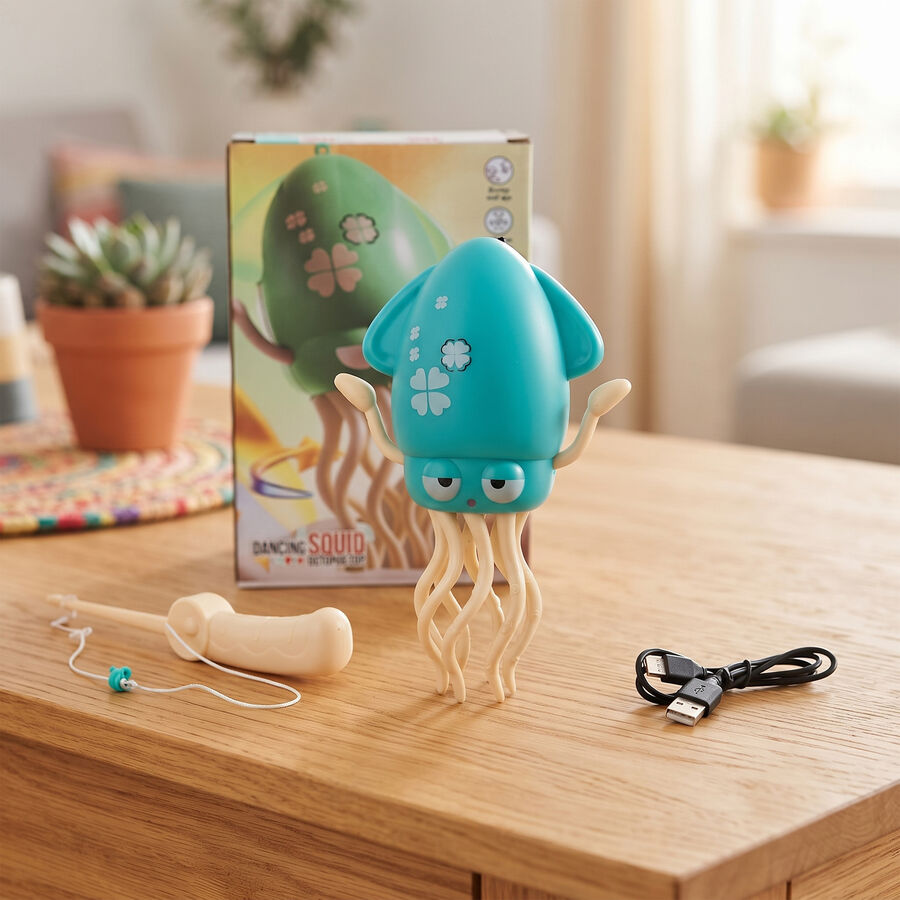 Rechargeable Crawling Octopus Toy with USB Charging, , large